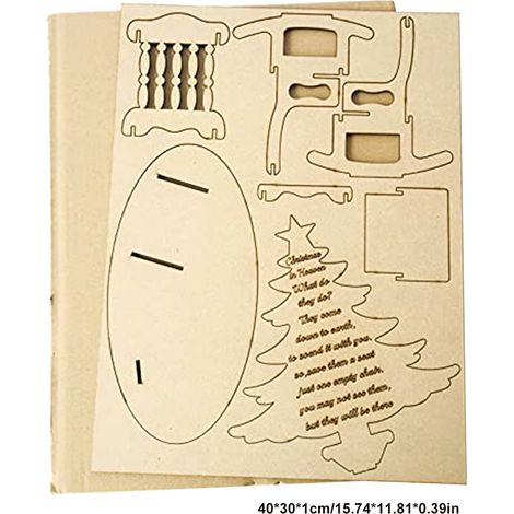Bougeoir en bois artisanal commémoratif pour proches, teinte brune, décoration de bougie (sachet, 1 pièce) (1/5)