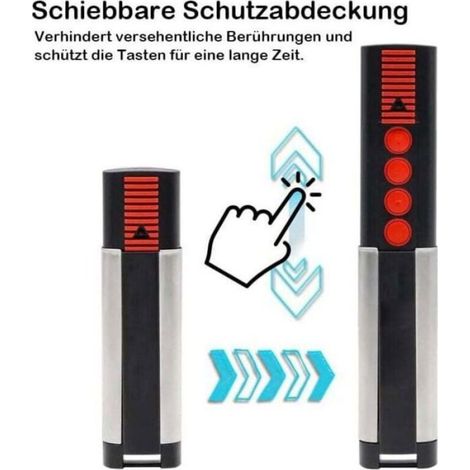 2 Fernbedienungen, 868 MHz, 4 Kanäle, für Garagentore, TRIMEC-kompatibel (1/5)