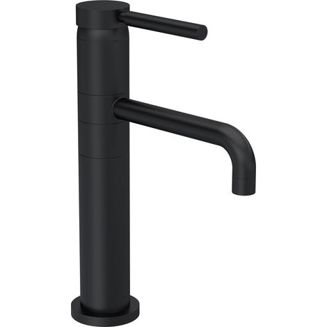 Hudson Reed Tec Tall Basin Mixer Tap - Matt Black (1/2)