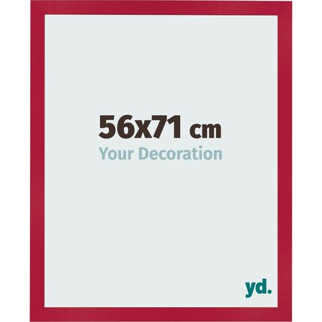 yd. - Cadre photo 56x71 - Rouge - MDF - Bologna (1/5)