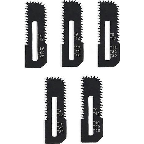 Lame De Scie A Decouper - Platre - 30 Mm D Epaisseur Max - Acier Haut Carbone - Pour Scie A Decouper Sans Fil - Lot De 5 (1/5)