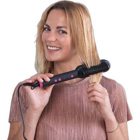 Brosse de Lissage - InnovaGoods - Cestrus - Céramique - 5 Niveaux de Température - Ergonomique (1/5)