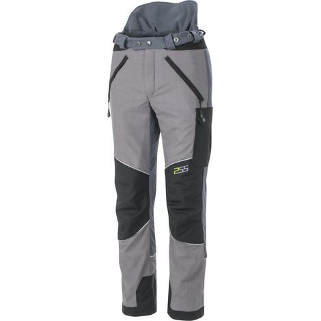 PSS Schnittschutzhose X-treme Vectran Grau/Schwarz Größe 106 schlank und groß