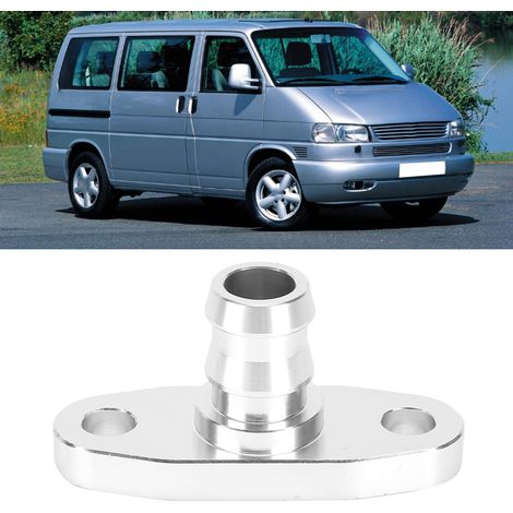 Adaptateur de bride de retour de vidange d'huile turbo en aluminium usiné de 18 mm pour turbines T3, T4, T3T4, T70 et T04E (1/4)
