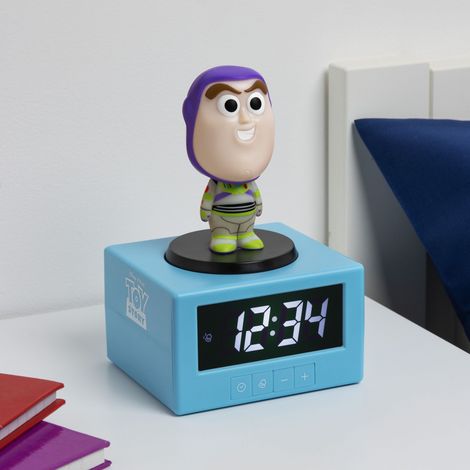 PALADONE BUZZ LIGHTYEAR RÉVEIL NUMÉRIQUE AVEC VEILLEUSE MOTIF ICÔNE 15992