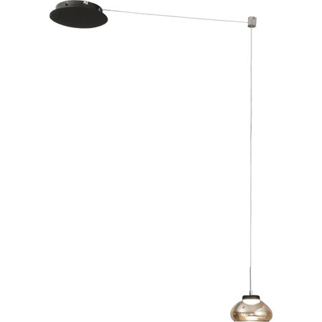 Arabella - Suspension Décentralisée Ambre - Fabas Luce - Led 8W Dimmable - Montage Décentralisé (1/4)