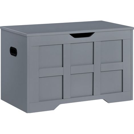 Small Storage Ottoman, Grey (1/5)