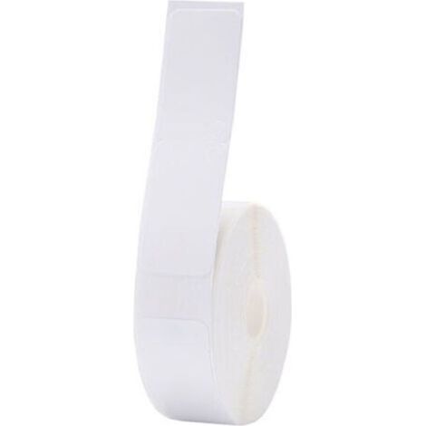 Rouleau de papier thermique pour étiquettes de bijoux Niimbot, 14 x 50 mm, 130 feuilles, compatible avec l'imprimante thermique D1