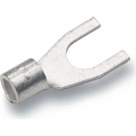 Cosse fourchue, DIN 46234, section de conducteur/ boulon de raccordement 16qmm/8 mm