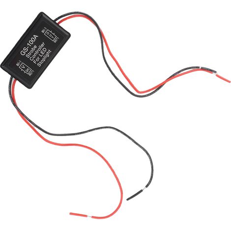 Contrôleur stroboscopique de feux de freinage, module de commande de clignotement LED en plastique GS-100A 12-24 V CC (1/5)