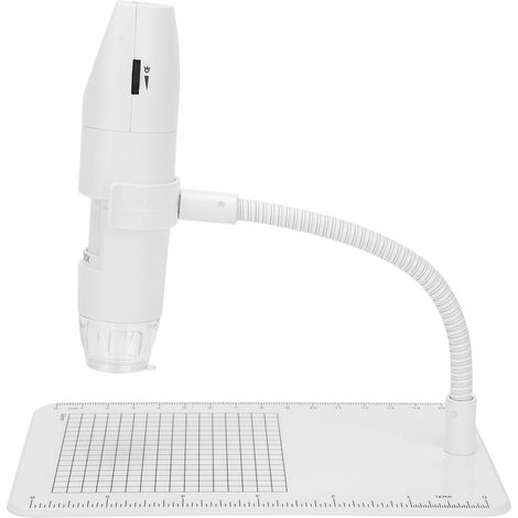 1080P HD WiFi Electron Microscope, 1000x Digital Magnifier, USB Industrial Microscope Tool (Built-out battery, 800mAh lithium battery) White (1/5)