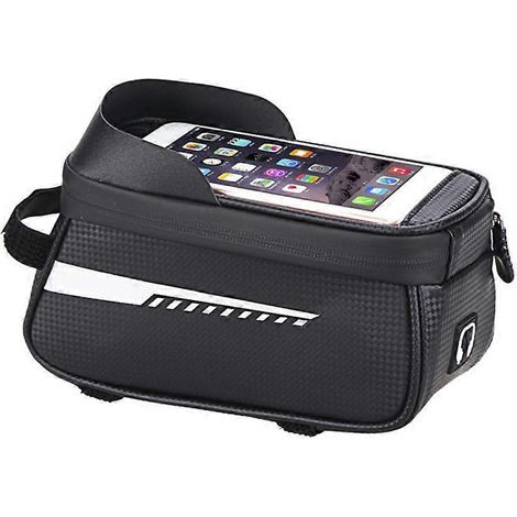 Waterproof Bicycle Phone Bag with Touch Screen-As Shown- (1/5)
