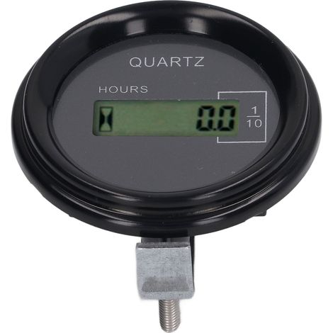 Compteur horaire pour excavatrice, écran LCD universel avec puce intégrée, minuterie industrielle électronique polyvalente, DC12-36V, forme ronde, à distance. (1/5)