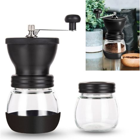 Manuelle Kaffeemühle mit manuell einstellbarem Wassertank, kleine manuelle Kaffeemaschine (1/5)