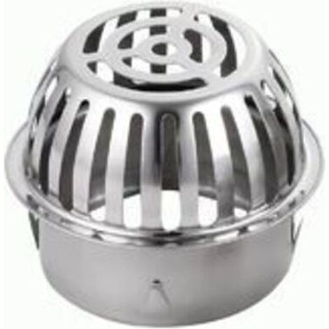pour Gouttière - Protection Gouttiere Feuilles - Grille anti-feuilles en acier inoxydable pour gouttières - 100 mm - Protection contre les feuilles - Pour éviter les blocages