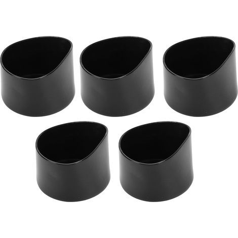 5 Pcs Round End Caps 63mm – Synthetic Rubber – Screw Bolt Protection – for PVC Pipe (1/5)