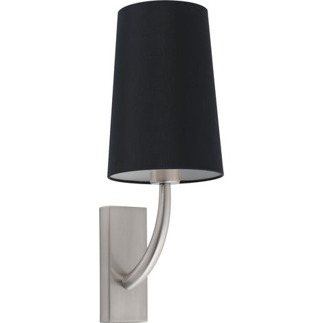 REM Lampada Da Parete níquel mate/nera