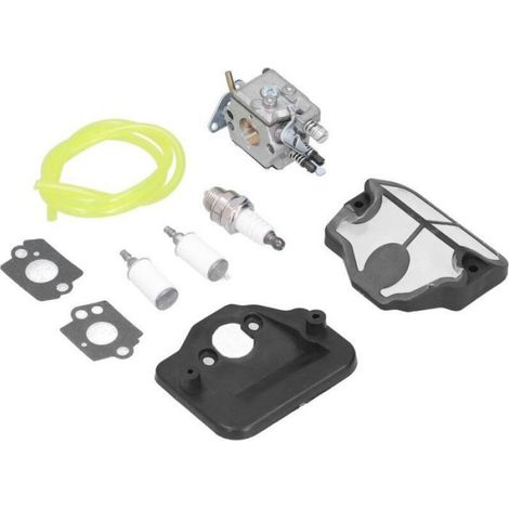 Kit Carburateur - Pour Tronçonneuse Husqvarna 36 41 136 137 141 142 - Compatible Poulan PP255 PP295 - 1 Pièce (1/5)