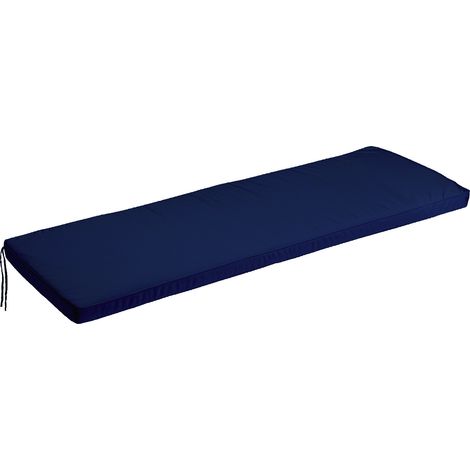 CUSCINO PANCA 3 POSTI 153X48XH4CM BLU BORDATO