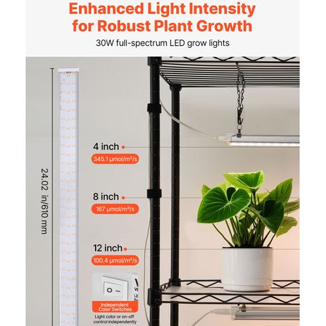 Support Plantes Intérieur avec Lampe de Croissance (1/5)