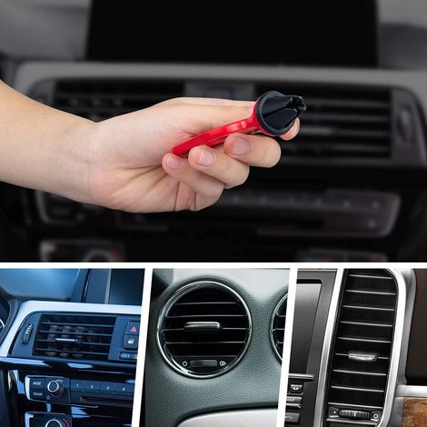 Set mit 2 Auto-Soßenhaltern, inklusive Clips und Mini-Ketchupbechern. (1/5)