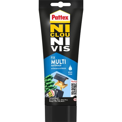 Ni Clou Ni Vis Fix Multi Matériaux Tube 334g - Pattex