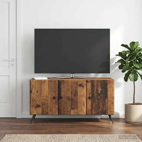 TV-Schränk Altholz 99 x 34,5 x 50 cm Holzwerkstoff (1/5)