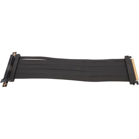 Hochleistungsfähiges PCIe 4.0 Grafikkarten-Verlängerungskabel, schlankes und faltbares Design, stabiles Signal, abwärtskompatibel mit PCIe 3.0 und 2.0 Optimi.
