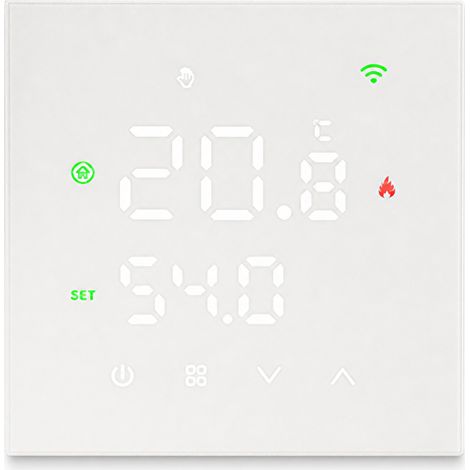 Thermostat pour chaudière murale O3 blanc, 3 A, sans Wi-Fi (1/5)