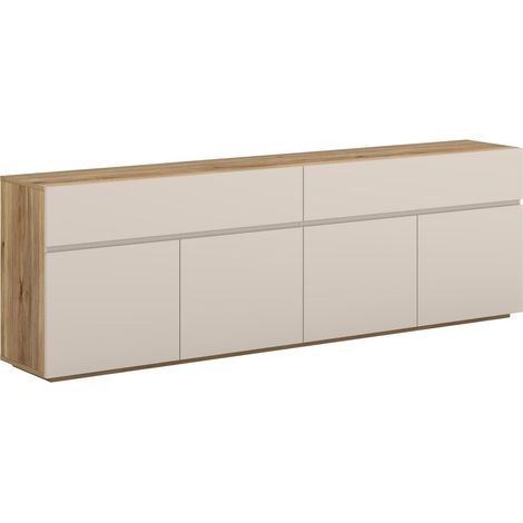 Cómoda Alsono 100 , Con cajones y puertas, Número de cajones: 0, 64x200x34cm (1/5)