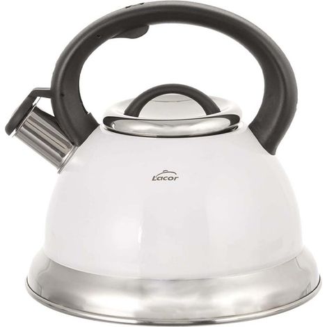 Pfeifender Wasserkocher, Weiß, 2,5 l