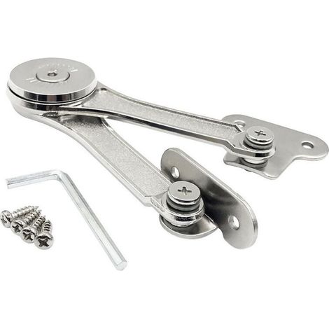 Standard Ferrures pour Relevants et Abattants Couvercles Stay Lift Systèmes Réservoir de Force Pour Système a Porte Relevable Charnière pour Armoire Meuble Lot de 2 (1/2)