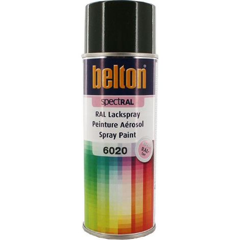 Bombe peinture - AUTO K - BELTON - RAL 6020 - 400 ml - Vert Oxyde Mat
