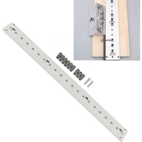 Outil 3 en 1 de perçage et de positionnement pour le travail du bois - Pièces auxiliaires pour machines à bois - Accessoires surdimensionnés (1/5)