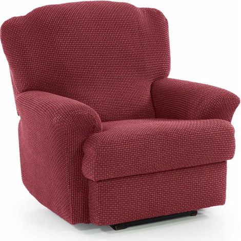 Housse de Fauteuil de Relaxation inclinable, Super élastique, avec Design Exclusif, Respirante et Durable, Housse de canapé Facile à Placer 70-90 cm, Couleur Fuchsia (1/5)