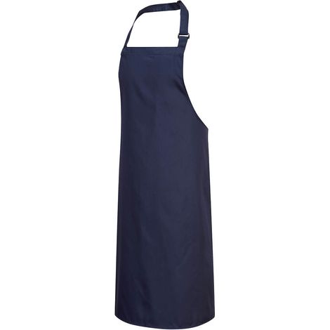 Polyester-Baumwoll-Schürze mit Latz – Marine – Portwest