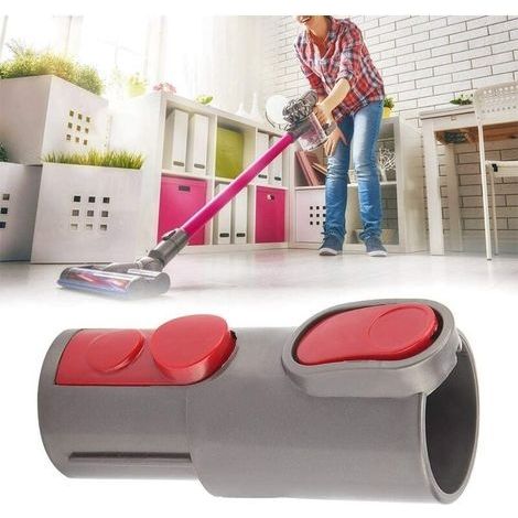 Staubsauger-Anschlussadapter-Bürstenset für Staubabsaugung, kompatibles Staubsauger-Adapterzubehör für Dyson V6, umgebaut auf V7, V8 und V10 (1/4)