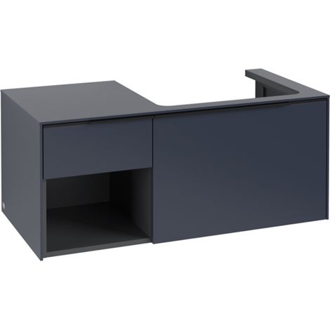 Villeroy & Boch Subway 3.0 armoire sous lavabo, 2 tiroirs, lavabo
