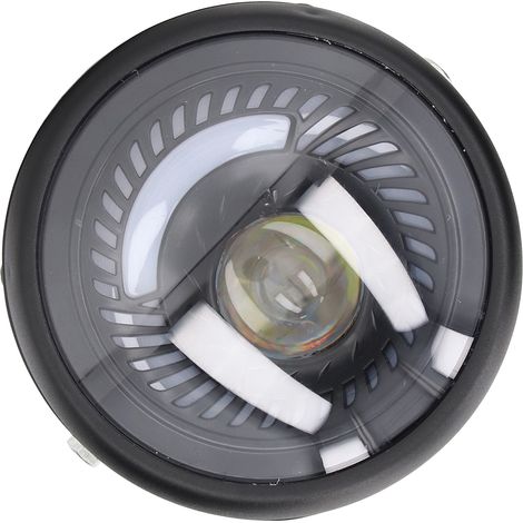 Phare LED rétro rond de 6,5 pouces pour motos et scooters, étanche IPX66 (1/5)