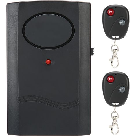 Vibrationsbasiertes Diebstahlwarnsystem mit doppelter Fernbedienung für Fahrräder, Türen und Fenster (1/5)