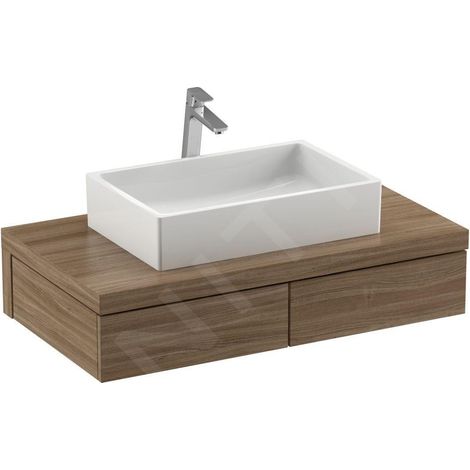 Ravak Formy - Armoire sous le lavabo 120x55x22 cm, noyer X000001037 (1/4)