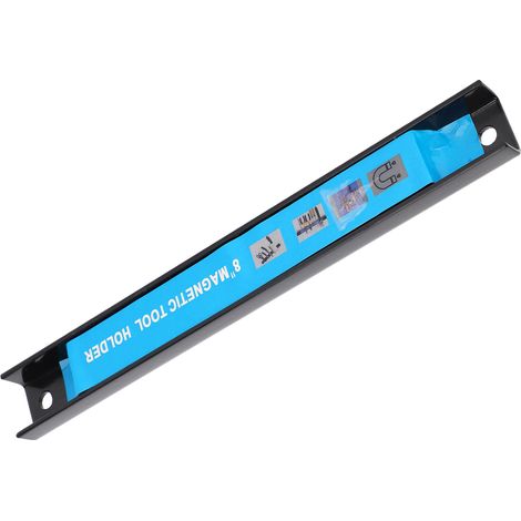 Barre de rangement magnétique pour outils et accessoires de réparation, 200 x 24 mm (1/5)