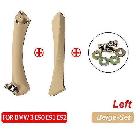 Poignée de porte intérieure gauche pour BMW E90 E91 et BMW Série 3 (berline) Beige (1/5)