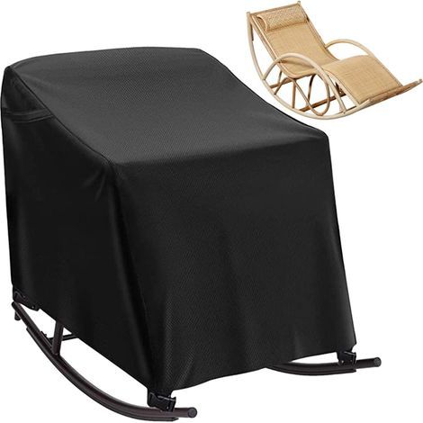 Verstellbare, winddichte Schaukelstuhlhülle für den Außenbereich in Garten, Hof, Rasen, Terrasse und Balkon. (1/5)