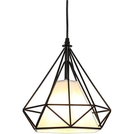 Lustre Industriel Suspendub Contemporain pour Restaurant et Maison-Noir