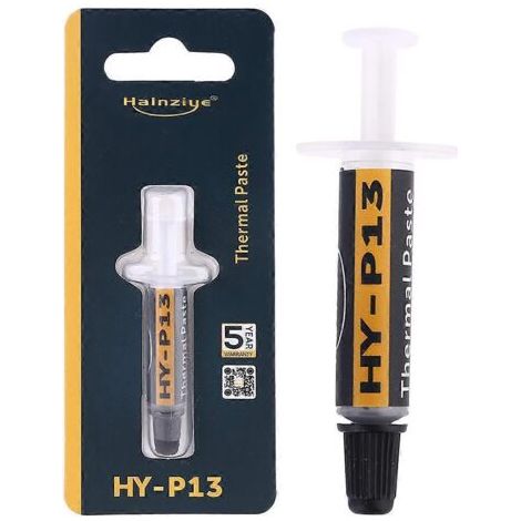 Pâte de silicone thermoconductrice HY-P13, résistante à la chaleur et au refroidissement, 13,4 W/mK (1/5)