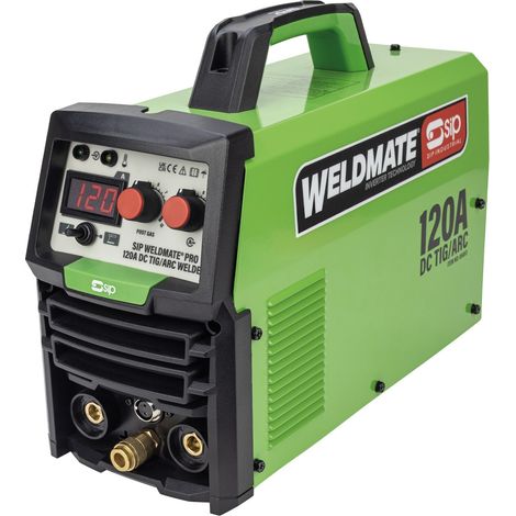 SIP WELDMATE PRO 120A DC TIG/ARC Inverter Welder - L37 x W15 x H31 cm