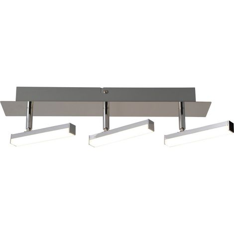 Naeve TURIN Plafonnier semi-encastré à LED intégré, chrome 3 000 K (1/2)