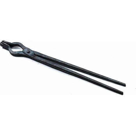 Pince à bec ronde 460 mm – Acier forgé pour métal chaud – Précision de maintien pour forgeron – Usage professionnel (1/3)