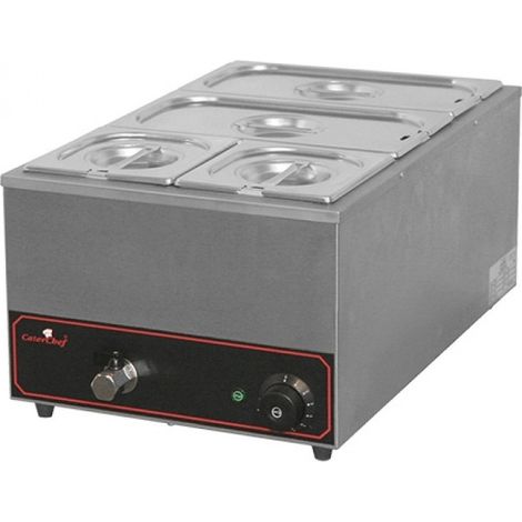 Bain marie 2 x 1/3 + 2x 1/6 GN bas 150 mm  - Caterchef star